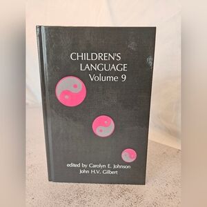 Children's Language: Volume 9 by Carolyn E. Johnson (English) Hardcover Book New